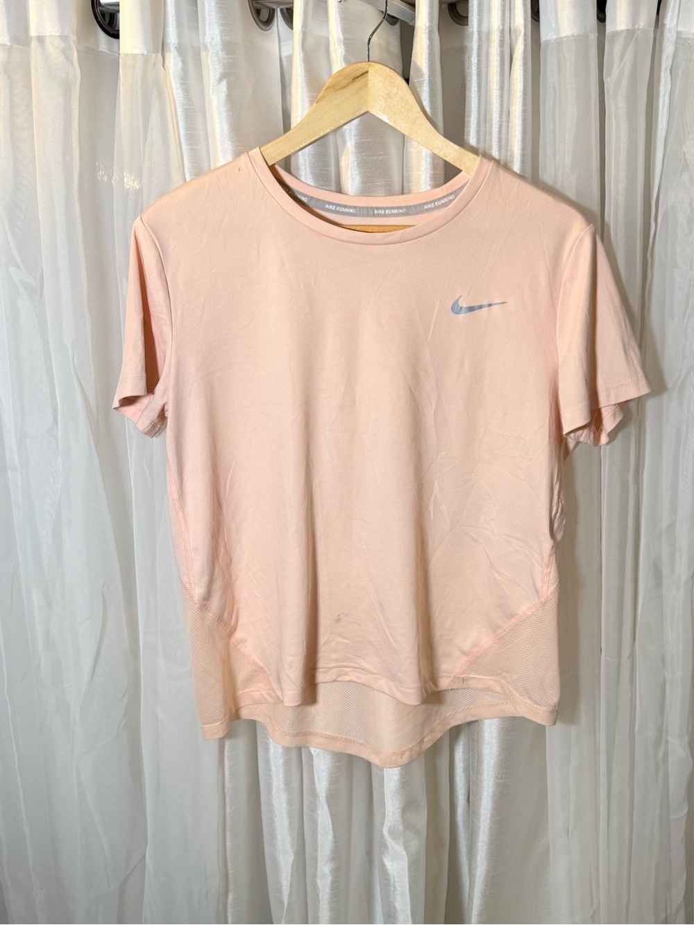 Nike Soft Pink Short Sleeve Dri-FIT Tee